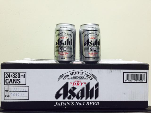 bia Asahi thùng