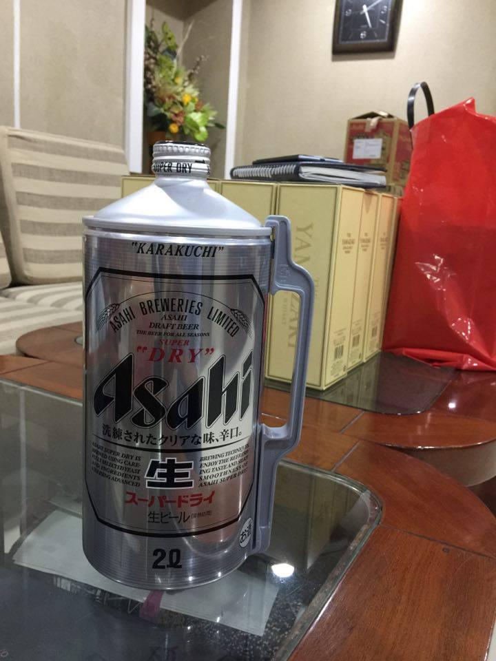 Bia bom Asahi