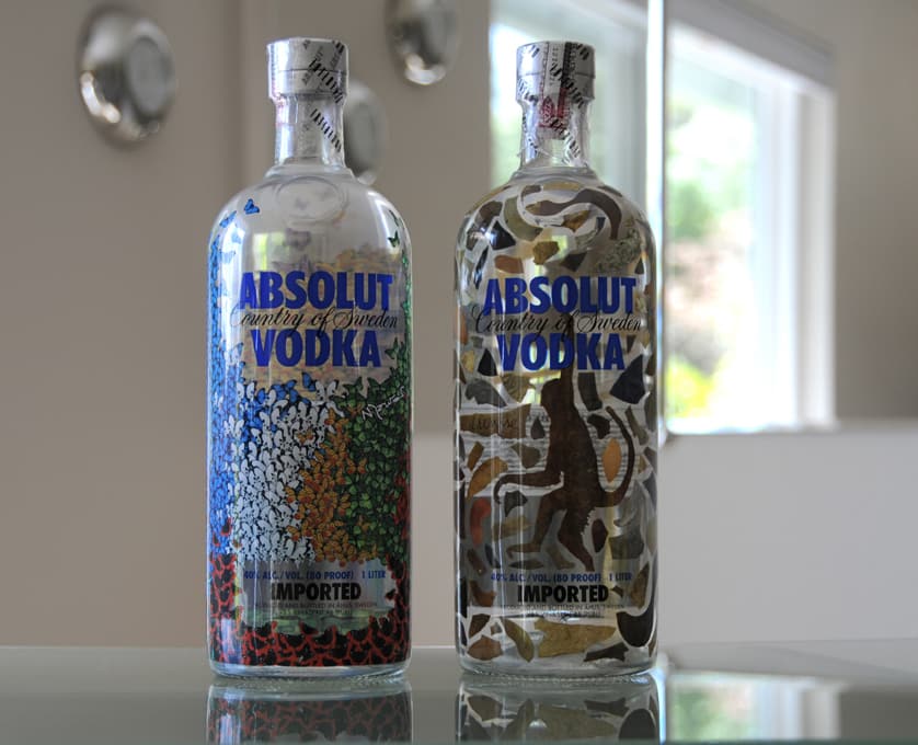 Absolut Butterfly and Absolut Monkey