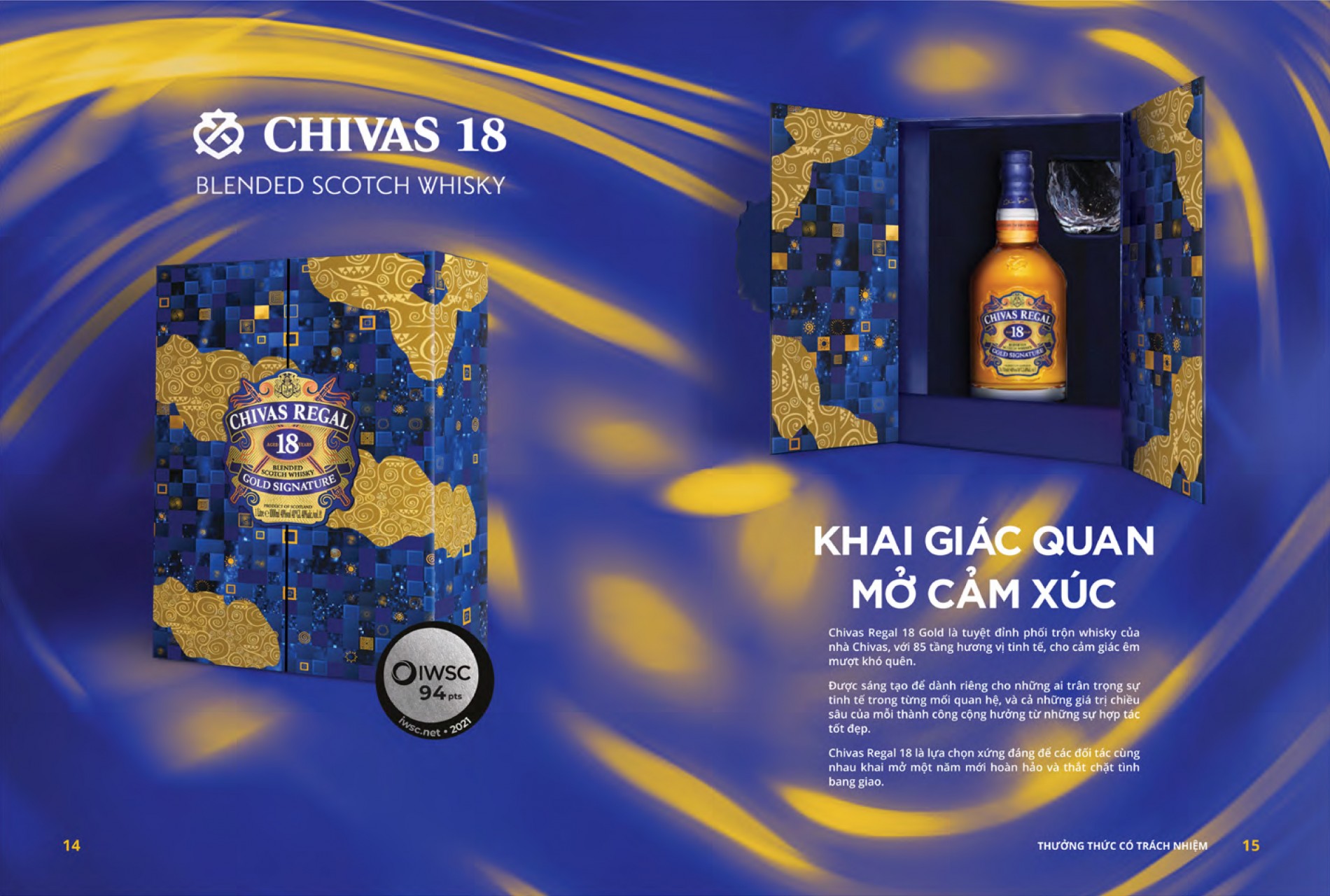 Chivas 18 gold hộp quà 2022