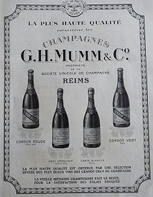 G. H. Mumm advertisement of 1923