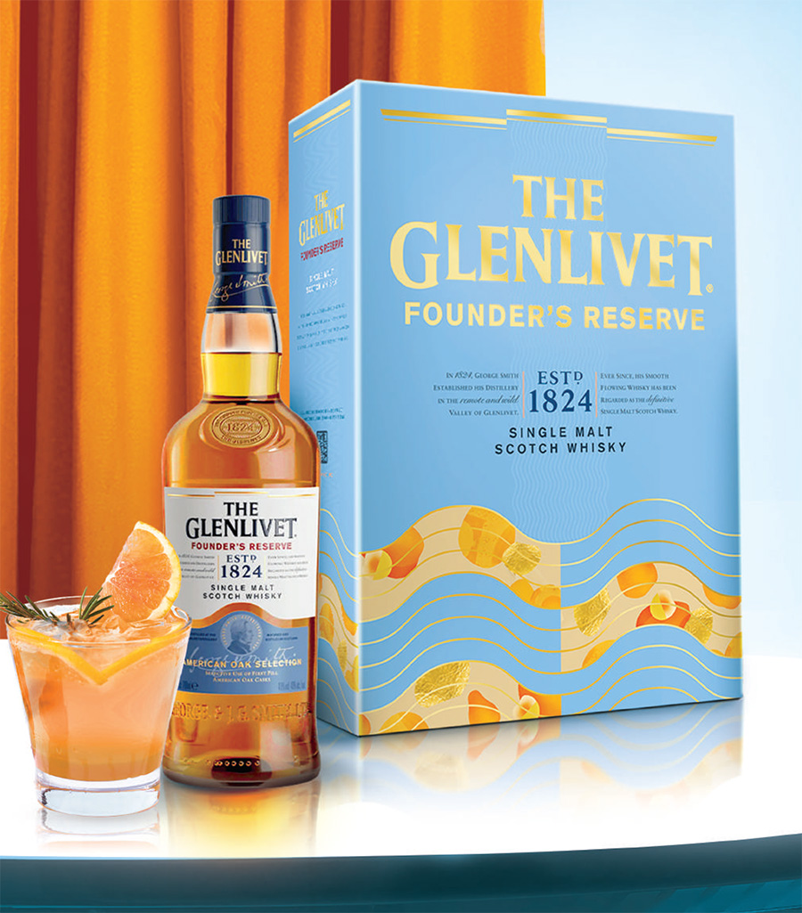 The Glenlivet Founder's Reserve hộp quà 2024