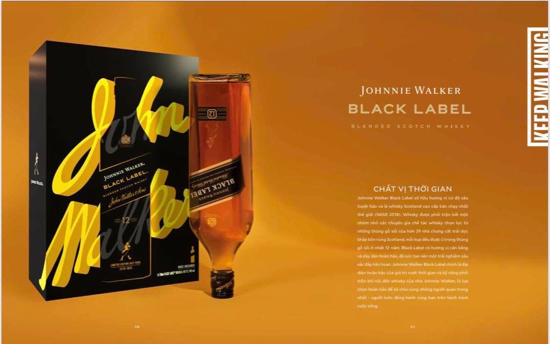 Johnnie Walker Black Label hộp quà 2022