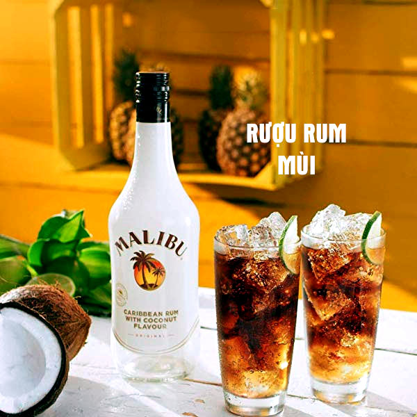 Malibu Caribbean Rum Coconut Flavour