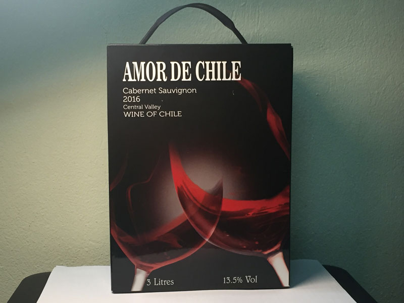 rượu vang bịch Chile 5 lít