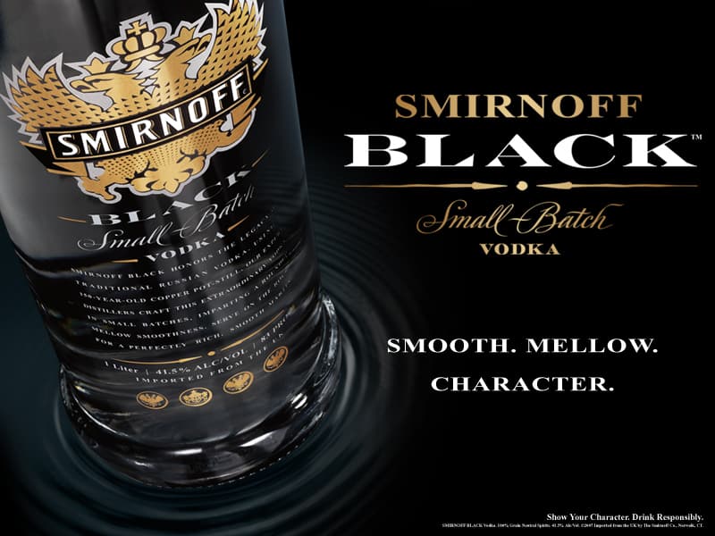 Rượu Vodka Smirnoff Black