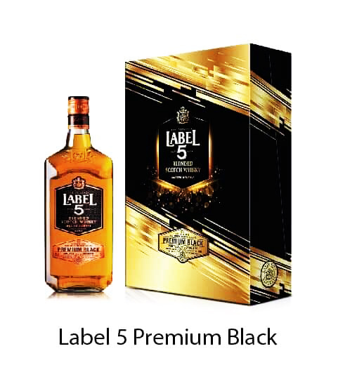 Label 5 premium black 700ml hộp quà 2020