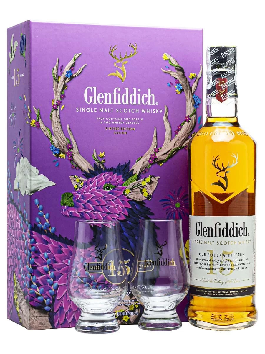 Glenfiddich 15 hộp quà 2024