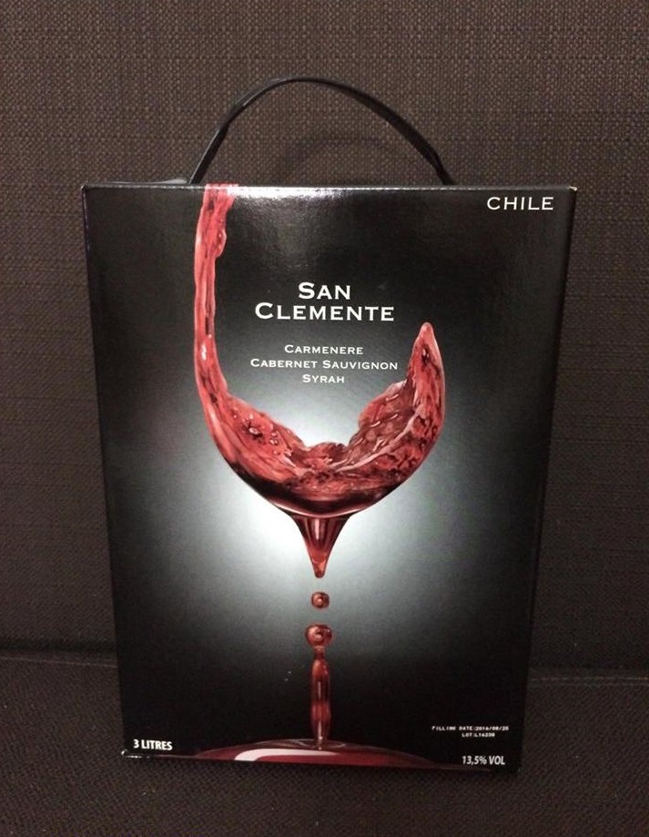 Rượu vang bịch San Clemente Chile 5 lít